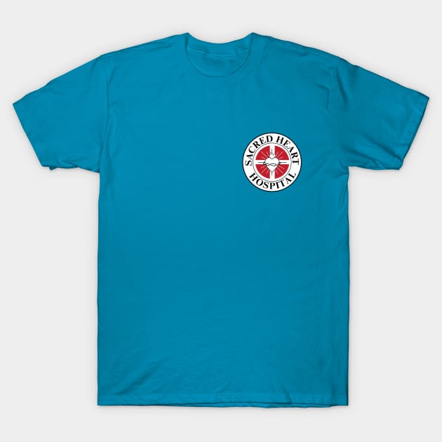 Sacred Heart Hospital - Scrubs T-Shirt by huckblade
